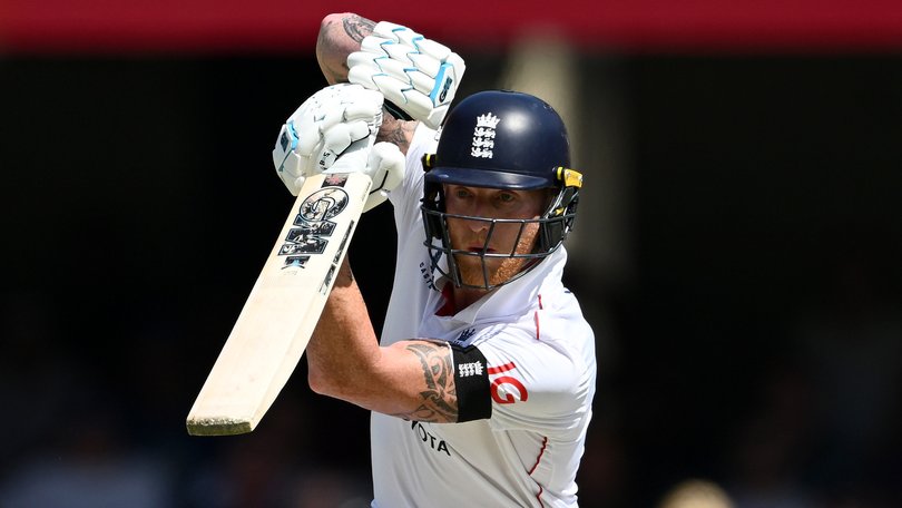 Ben Stokes on the drive on Day 4.