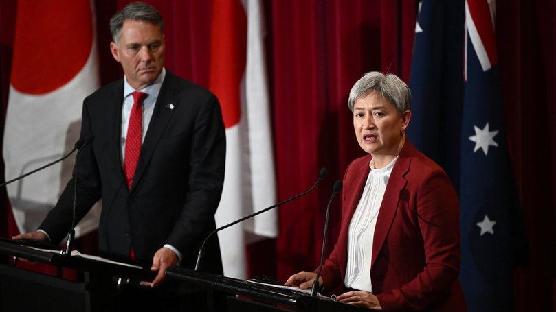 Richard Marles and Penny Wong are heading to Washington DC for talks with their US counterparts. (Joel Carrett/AAP PHOTOS)