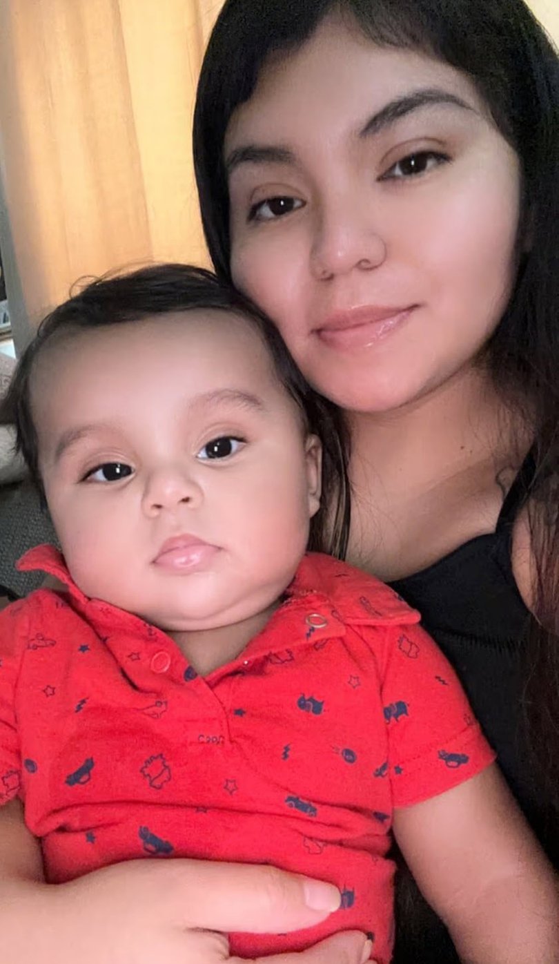 Romeo with his Sheyla Angeles Garnica.