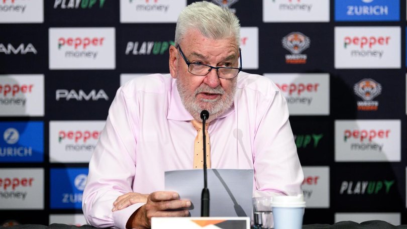 Shane Richardson is understood to have told Wests Tigers he is stepping down as chief executive. (Steven Markham/AAP PHOTOS)