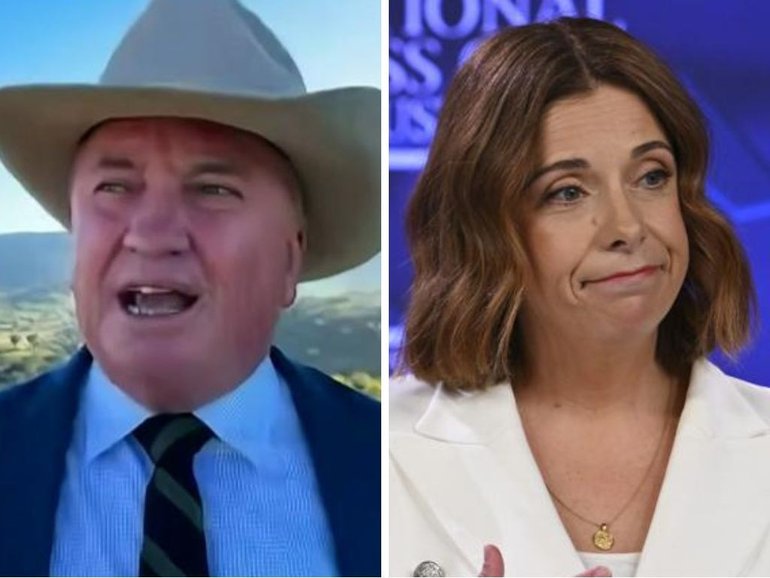 Barnaby Joyce has criticised Anika Wells for taxpayer-funded trips.