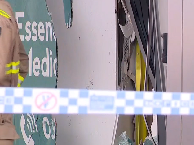 A pedestrian has been killed and a woman injured after a car ploughed into a medical centre in Melbourne’s west.