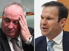 Barnaby Joyce has been criticised by Nationals senator Matt Canavan after jumping ship.