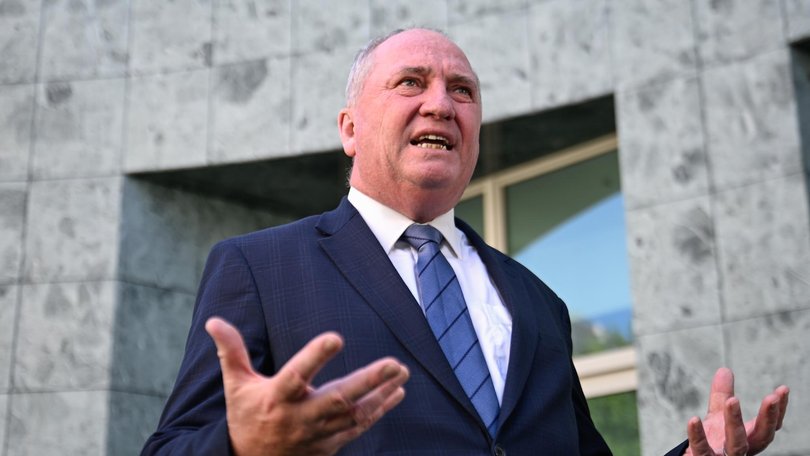 Mr Joyce’s Monday announcement put to bed months of speculation of his defection. Picture: NewsWire / Martin Ollman