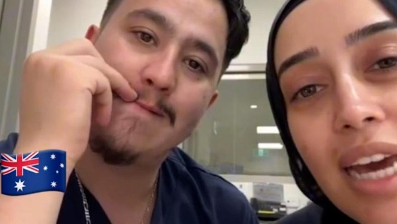 Rashad Nadir and Sarah Abu Lebdeh.