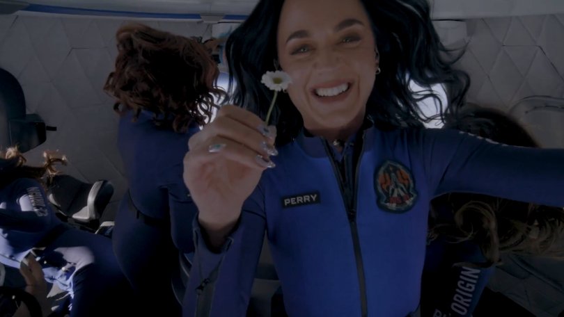 Pop star Katy Perry and five other women launched into space on a Blue Origin rocket and successfully returned to Earth.