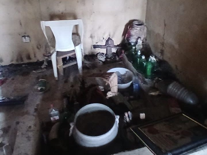 Inside the mortuary.