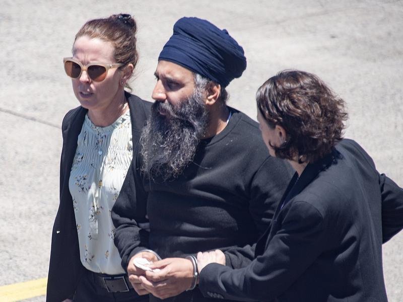 Rajwinder Singh has been given a life sentence a day after being found guilty of murder. (Brian Cassey/AAP PHOTOS)