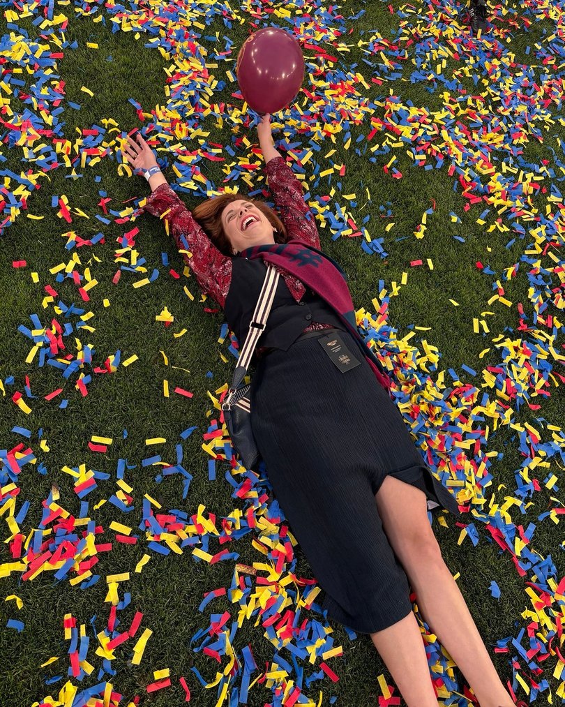 Anika Wells at the AFL Grand Final 2024