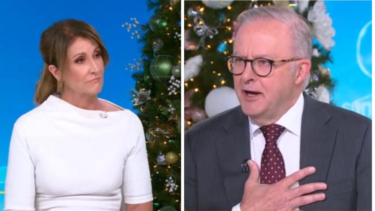 Anthony Albanese grilled by Sunrise host Natalie Barr over 0k expenses to see Donald Trump