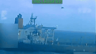 US multi-agency seizure of oil tanker.