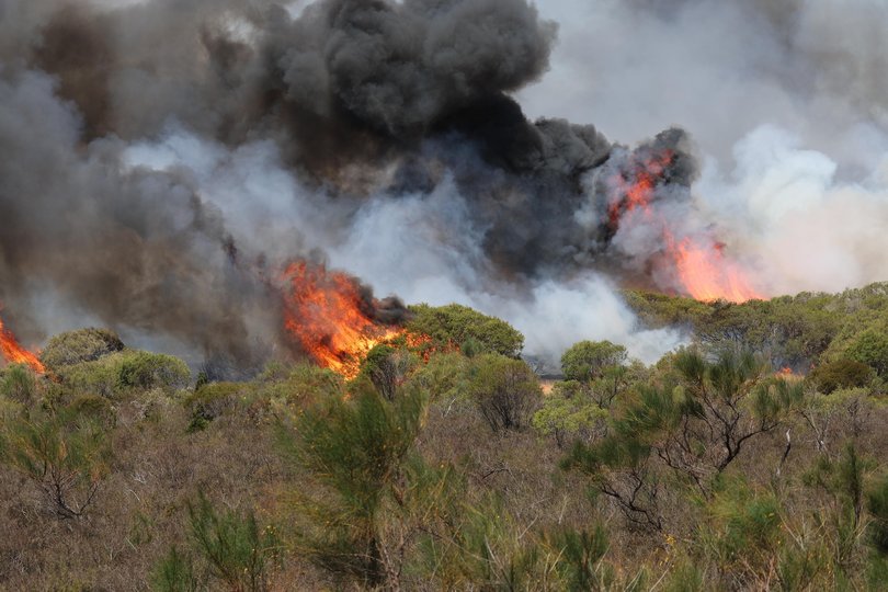 The fire from above.