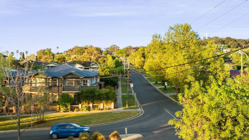 The leafy surrounds of 557 Thurgoona Street.