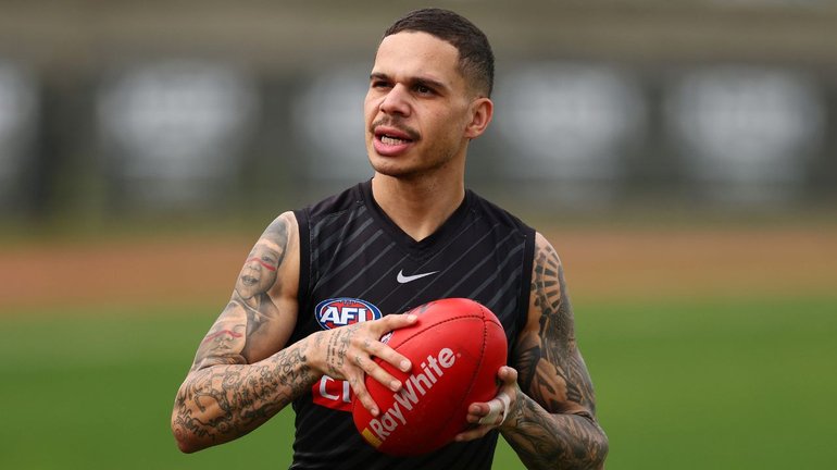 Bobby Hill is on a modified program at Collingwood training. 