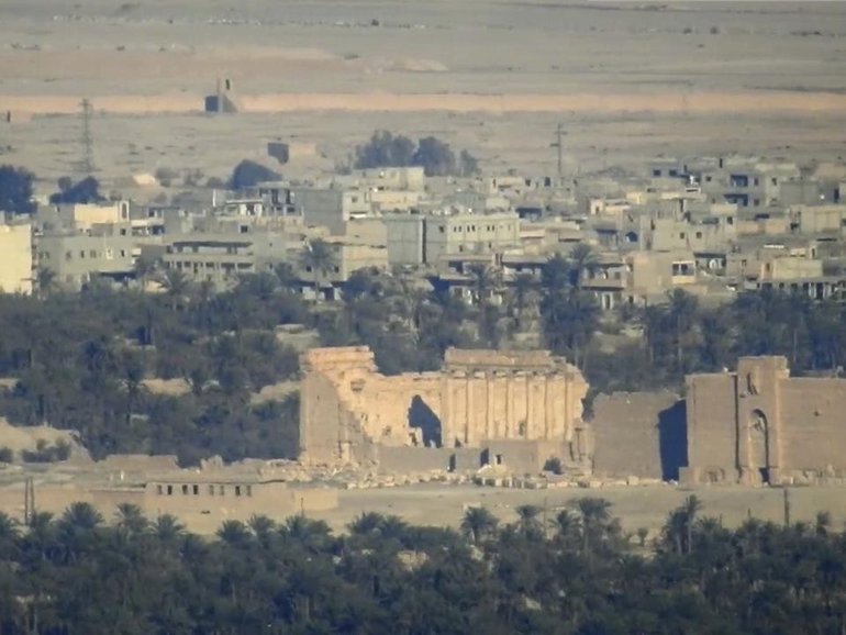 An ambush killed three Americans near the historic city of Palmyra in central Syria. (AP PHOTO)