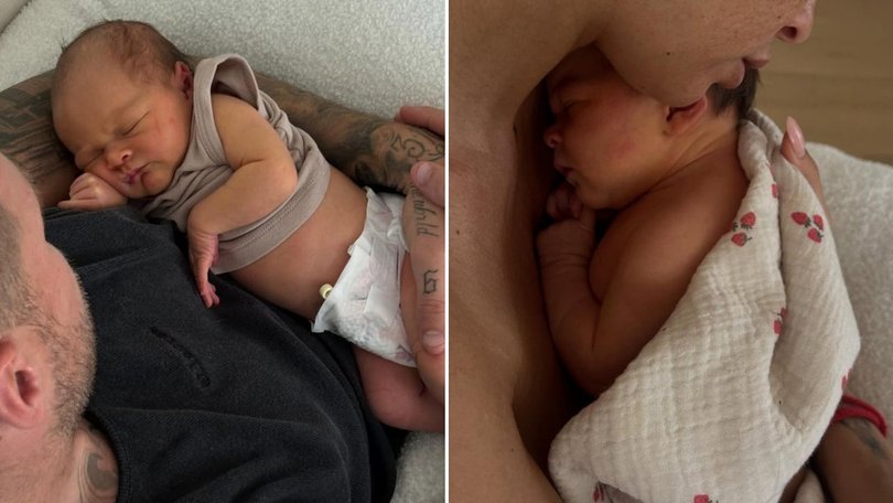 Jordan De Goey and Aisha Jade McKinnon have welcomed a baby girl into the world.