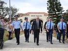 Australian Prime Minister Anthony Albanese visits the scene where he laid flowers at the Bondi Pavilion.