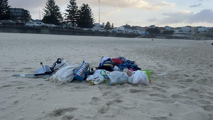 Bondi Beach is pictured the morning following a major terrorist incident. Picture: NewsWire / Eli Green