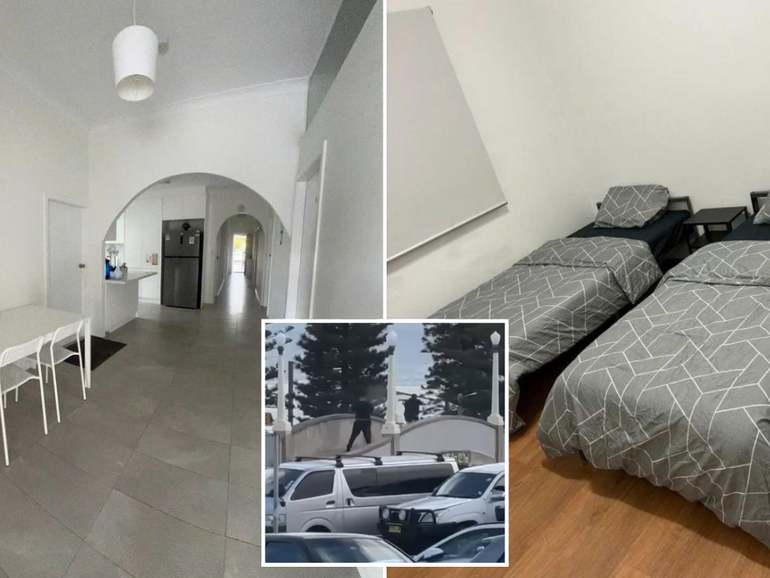 Photos have surfaced from inside the Airbnb where alleged father and son terrorists stayed before shooting multiple dead at Bondi Beach.