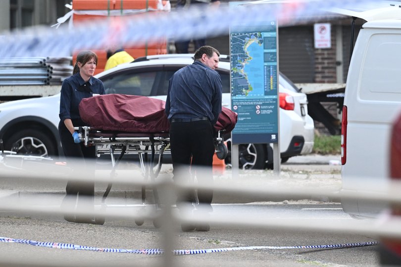 Police and Forensics begin the task of body retrieval from the site.