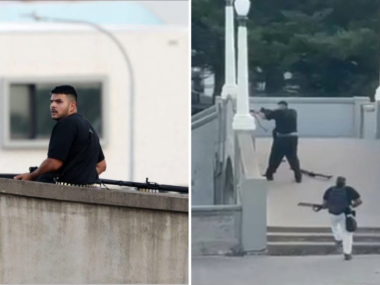 The two gunmen who allegedly opened fire on crowds at Sydney’s Bondi Beach have been identified. 