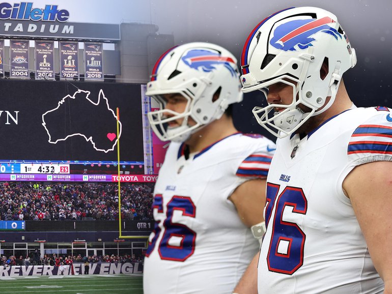 The scoreboard image honouring the US and Bondi shooting victims.