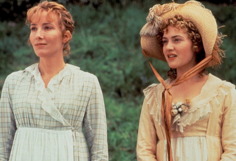 Emma Thompson and Kate Winslet in Sense & Sensibility.