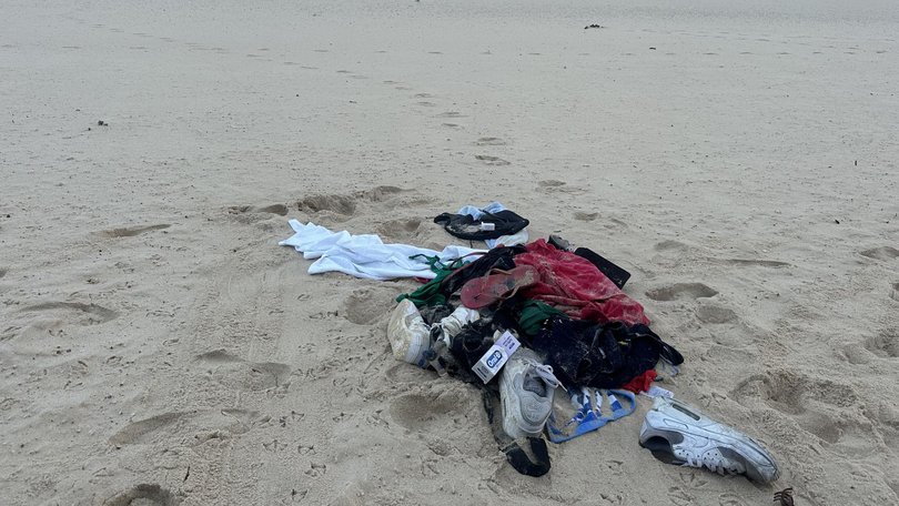 Belongings were abandoned as people ran for their lives. Picture: NewsWire / Eli Green