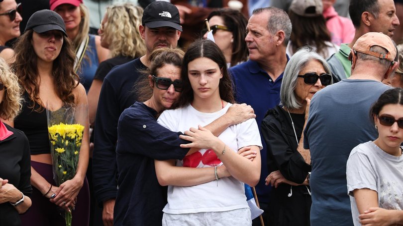 Mourners continue to gather in Bondi to honour those killed in the attacks. Picture: Gaye Gerard /NewsWire