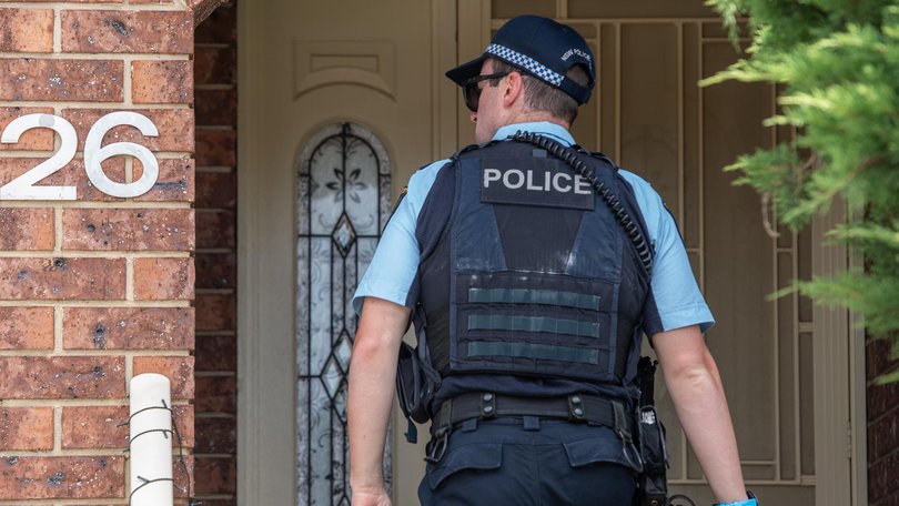 Police have raided the Akrams’ home. Picture: NewsWire / Monique Harmer
