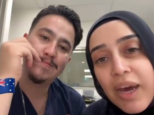 Ahmad Rashad Nadir, 28, and Sarah Abu Lebdeh, 27, allegedly bragged about refusing to treat Israeli patients, threatening violence towards them and saying they would go to hell.