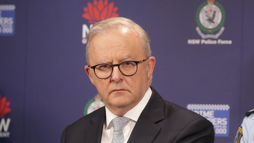 Prime Minister Anthony Albanese said it appeared the two shooters were inspired by ISIS NewsWire / Christian Gilles