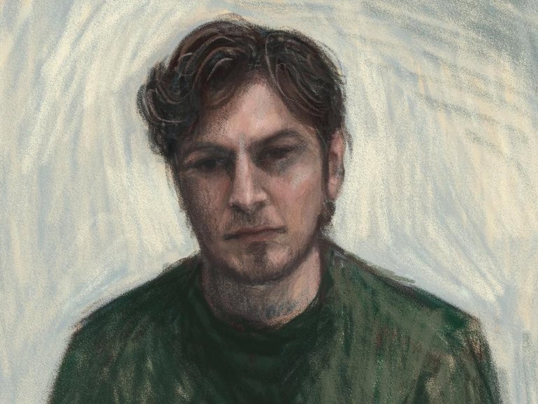 Tom Silvagni did not react when hearing his jail sentence by video link from prison. (Anita Lester/AAP PHOTOS)