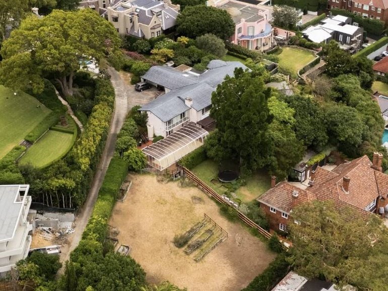 Gretel Packer's $59 million buy in Bellevue Hill includes a 1189 square metre vacant block of land. Picture Forbes Global Properties/Instagram
