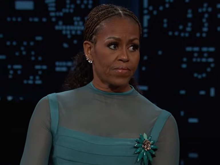 Michelle Obama spoke about the Reiners' deaths on Jimmy Kimmel Live.