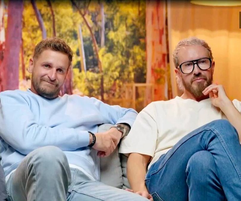 Robby and Mat on The Block.