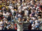 ADELAIDE, AUSTRALIA - DECEMBER 17: Alex Carey of Australia celebrates reaching his century during day one of the Third Test Match in the 2025-26 Ashes Series between Australia and England at Adelaide Oval on December 17, 2025 in Adelaide, Australia. (Photo by Darrian Traynor/Getty Images)