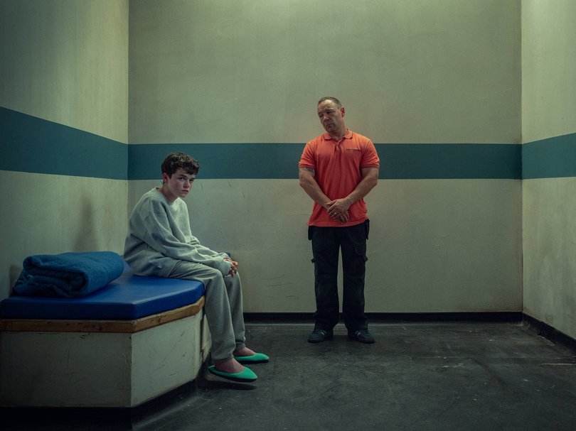 Owen Cooper and Stephen Graham in Adolescence. 