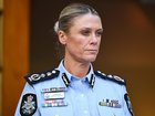 AFP Commissioner Krissy Barrett at  Parliament House. 