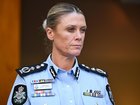 AFP Commissioner Krissy Barrett at  Parliament House. 