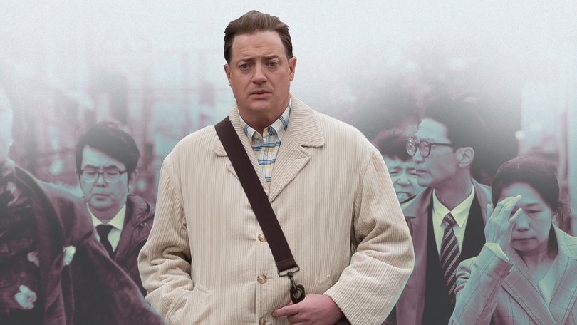 In Rental Family, Brendan Fraser’s character is an actor working for a rental family agency. 