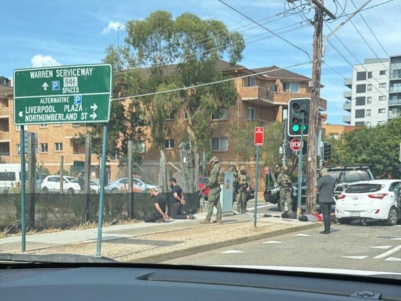 Rubber bullets were fired at the scene and a car had a smashed back windscreen.