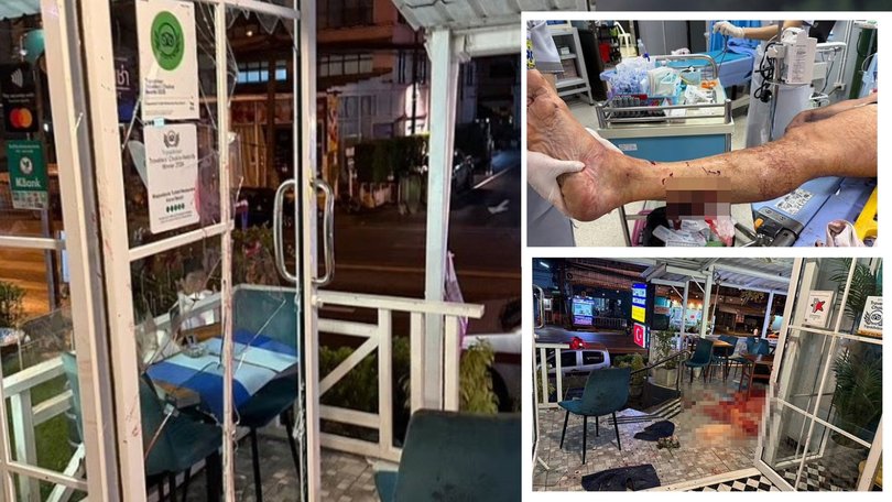 An Australian man has died after slamming himself into a glass door in Thailand.