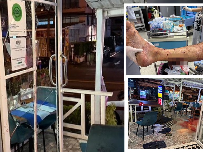 An Australian man has died after slamming himself into a glass door in Thailand.