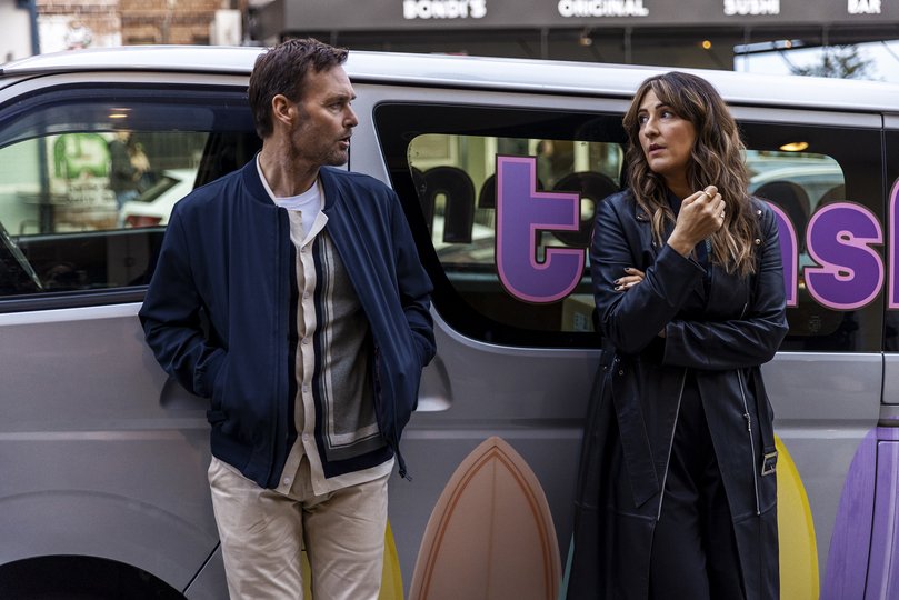 The two American comedic actors had never been to Australia before.