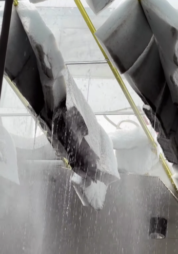 One person has been taken to hospital.