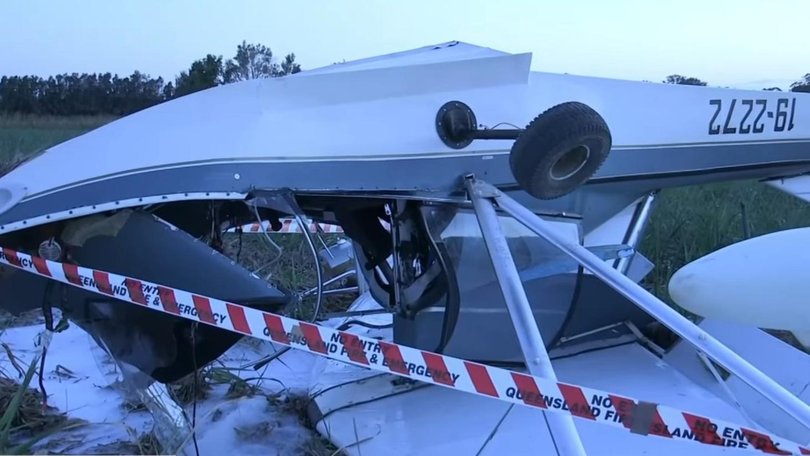 The man has walked away with minor injuries.