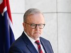 CANBERRA, AUSTRALIA - NewsWire Photos - December 22, 2025: Prime Minister Anthony Albanese holds a press conference at Parliament House in Canberra. NewsWire / Martin Ollman
