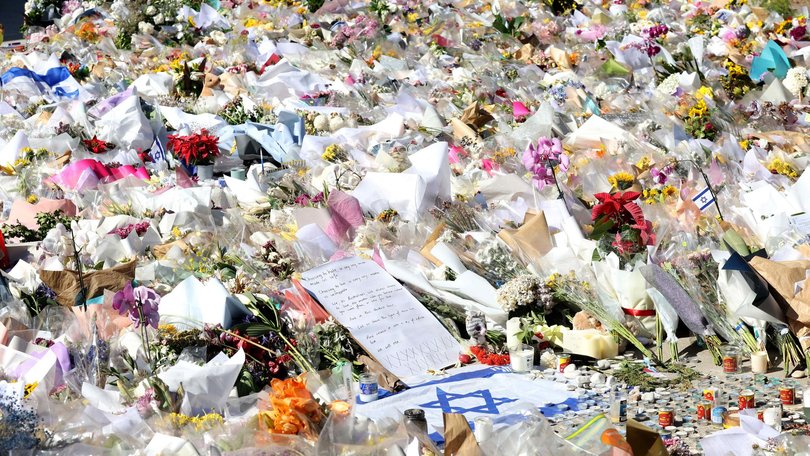 Tears and tributes have flowed after the major terrorist attack that killed 15 people. Picture: NewsWire / Damian Shaw