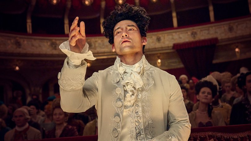 Will Sharpe as Mozart in Amadeus.